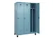 locker voor scheiding van kleding,HxBxD 1950x1200x500mm,3vak