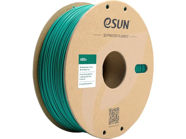 eSUN 3D printer Filament ABS+ 1,75mm Groen 1kg
