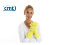 CMT food approve huishoudhandschoen geel maat M 144 Paar