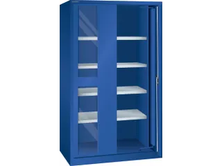 zwaarlastkast met zwenkdeuren,HxBxD 1950x1146x690mm,lak RAL5005 - 2