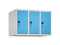 opzetkast,v. locker,3vak.,vak B 250mm,HxBxD 500x750x500mm,vleugeldeur