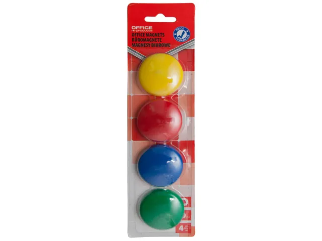 Magneten 40mm assorti 4 stuks
