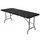 Klaptafel weerbestendige vouwtafel Rotanlook Zwart 180x75x72cm