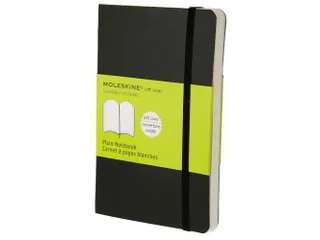 Notitieboek Moleskine pocket 90x140mm blanco soft cover zwart - 3