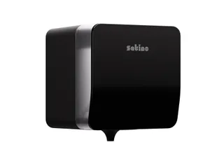 Poetspapierdispenser Satino CF1 Hyginity Plus medium zwart 333417 - 2