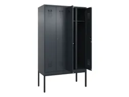 locker voor scheiding van kleding,HxBxD 2120x1200x500mm,4vak