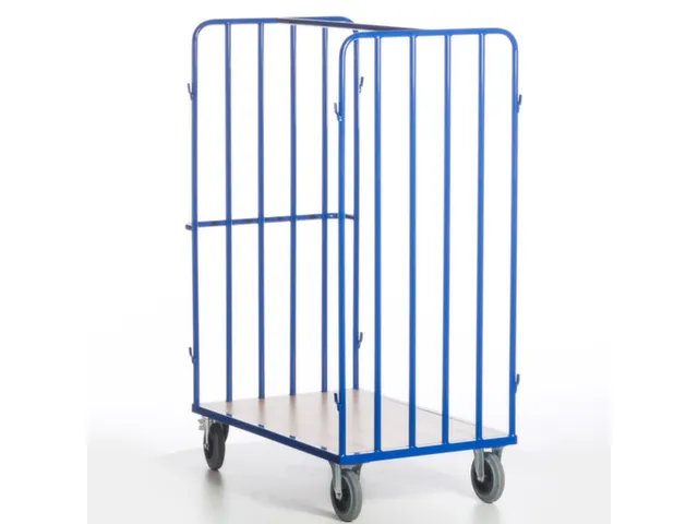 chariot de transport de colis,force 600kg,plateau Lxl 1200x800mm