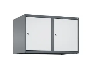 opzetkast,v. locker,2vak.,vak B 400mm,HxBxD 500x800x500mm,vleugeldeur - 1