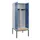 PBM-locker met bank,HxBxD 2120x800x815mm,2vak,vak B 400mm,draaigrendel