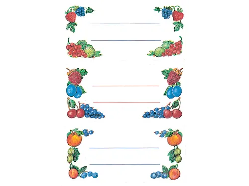 Keuken Etiket Herma 3784 Fruit 12 stuks