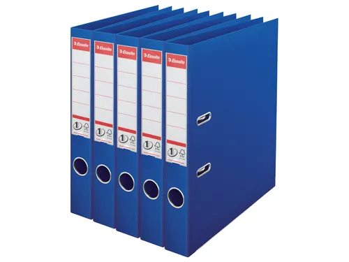 Ordner Esselte No 1 Power PP 50 mm blauw 5 stuks