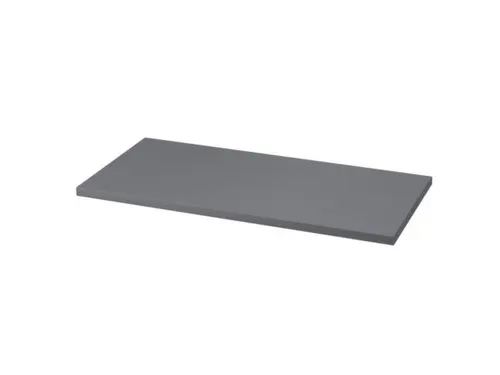 houten vloer v. kantoorstelling BxD 762x376mm dikte 22mm grafiet