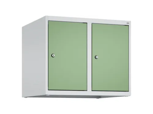 opzetkast,v. locker,2vak.,vak B 300mm,HxBxD 500x600x500mm,cilinderslot