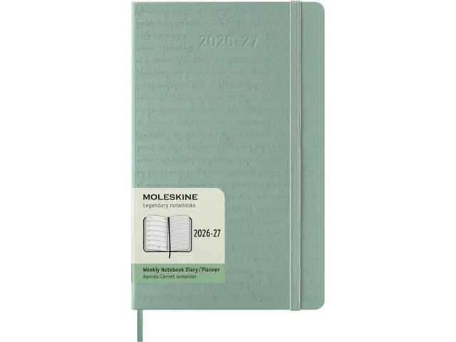 Agenda 2027 Moleskine 18M Planner Weekly 7dagen/1pagina large hc sage