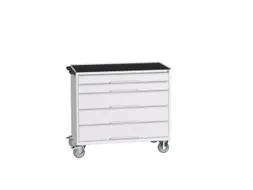 gereedschapswagen 965x1050x600mm antislip blad 5 laden RAL7035