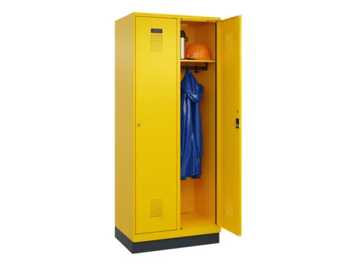 locker,HxBxD 1950x800x500mm,2vak,vak B 400mm,cil.-slot,sokkel
