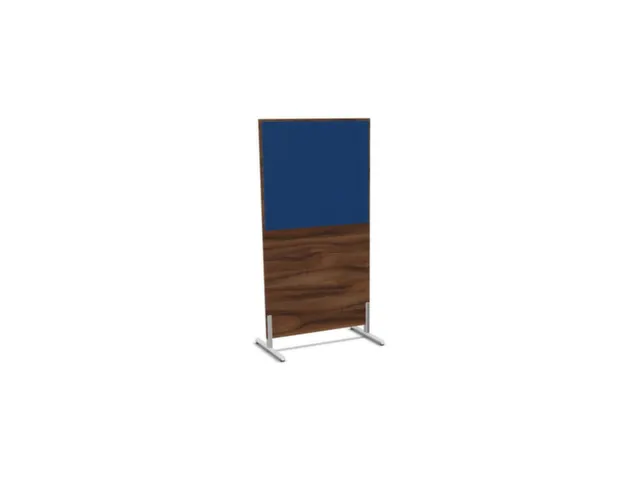 scheidingswand,HxB 1545x800mm,NP-tiepolo nut,BN6016-blauw