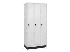 locker voor scheiding van kleding,HxBxD 1950x900x500mm,3vak