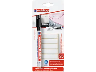 wasgoedmarker E-8408, op blister - 1