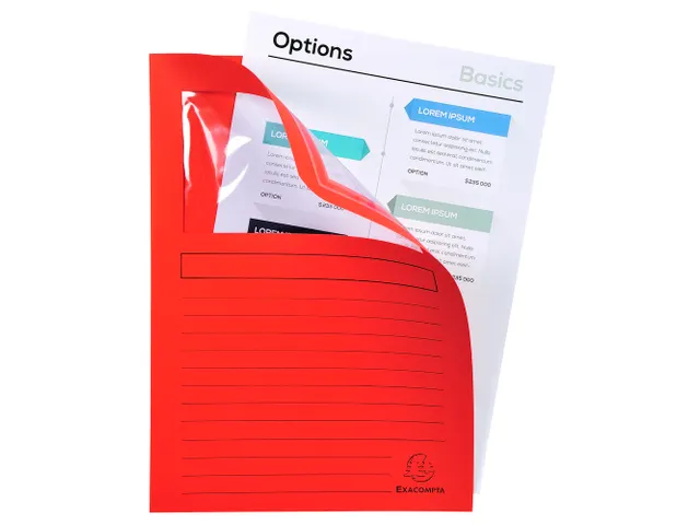 Super Map Venstermappen, A4, 160 g/m², Assorti 10 stuks