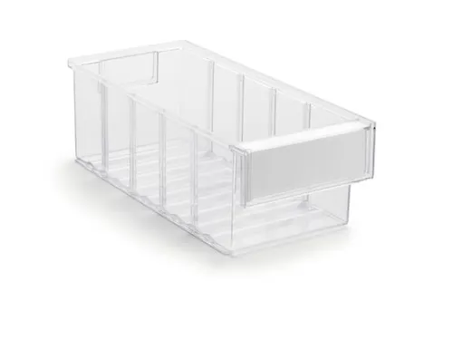 Transparante Assortimentsdoos Hxbxd 100x132x300mm Polystyreen