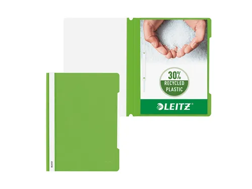 Snelhechter Leitz 4191 standaard A4 lichtgroen 30% gerecycled plastic
