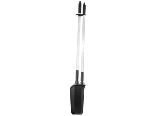 Vikan Hygiene stofblik + veger combinatieset alu steel 840mm Zwart - 2