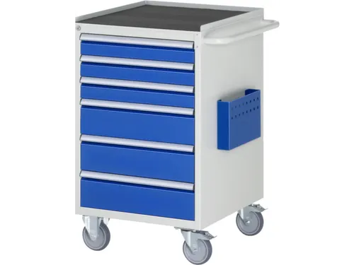 gereedschapswagen 975x580x650mm metaalblad 450kg 6 laden RAL5010
