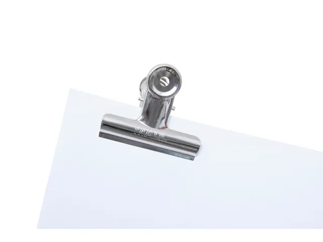 Papierklem MAUL Bulldog 70mm capaciteit 40mm zilver