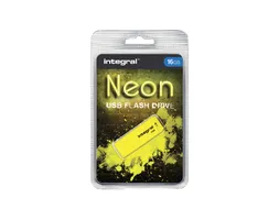 USB stick 2.0 Integral Neon USB-A 16GB geel