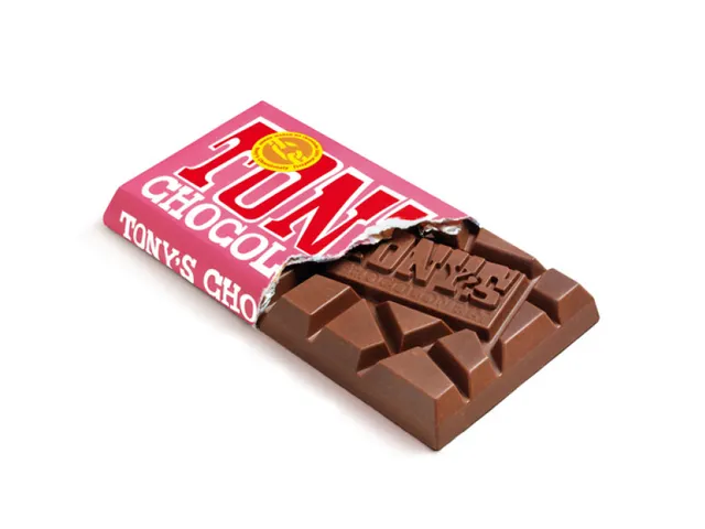 Chocolade Tony's Chocolonely Melk karamel biscuit 180gr