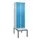 locker met bank,HxBxD 2120x600x815mm,2vak,vak B 300mm,cil.-slot