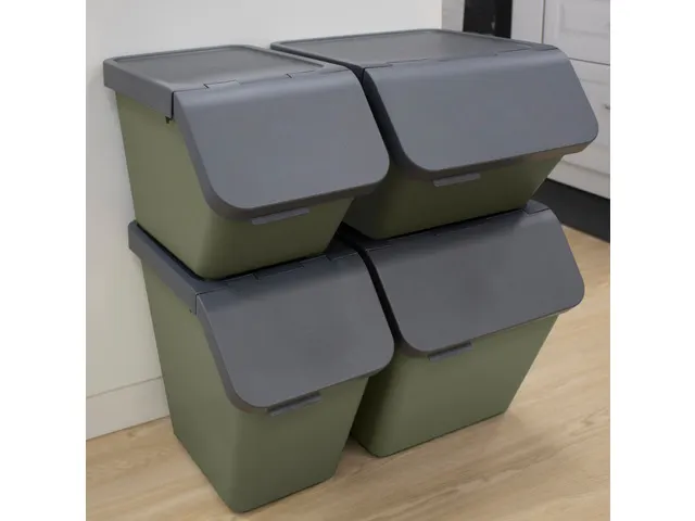 Sigma Home sorteer unit 60L donkergroen - 49,3x38,8x44,8cm
