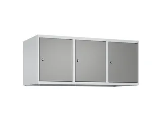 opzetkast,v. locker,3vak.,vak B 400mm,HxBxD 500x1200x500mm - 2