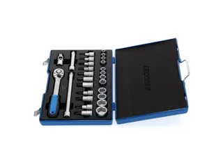 19 IMU-10 Dopsleutelset 1/2 inch,27-delig,zeskant,10-30mm - 2