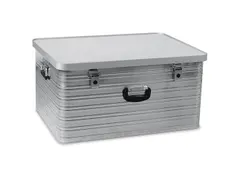 Aluminium transportbox,HxLxB 385x765x585mm,141l,wanden gesloten