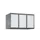opzetkast,v. locker,3vak.,vak B 300mm,HxBxD 500x900x500mm,vleugeldeur