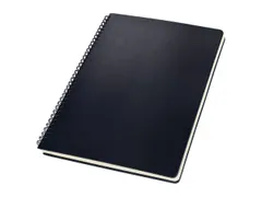 Notitieblok Conceptum A4 zwart 5mm ruit hardcover. 160 pagina's 80 gra