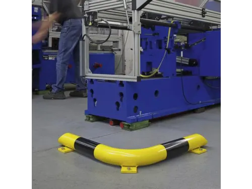 Aanrijdbeveiligingsbalk Lengte 638mm Vastschroefbaar Met Bodemplaten