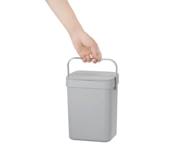 Puro II Food Waste Caddy Afvalbak 5 Liter Grijs