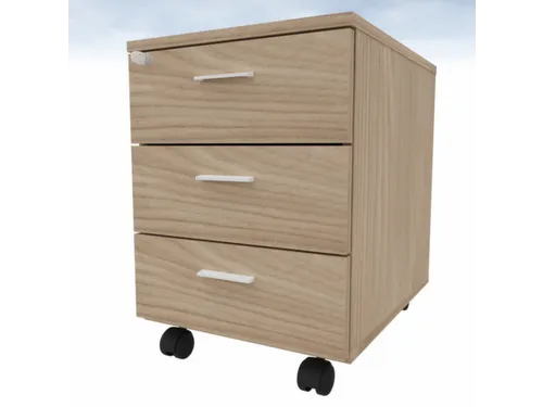 mobiel ladeblok,HxBxD 580x420x560mm,3lade(n),centr. vergrendeling