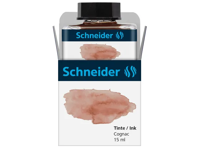 Inktpotje Schneider 15ml pastel Cognac voor