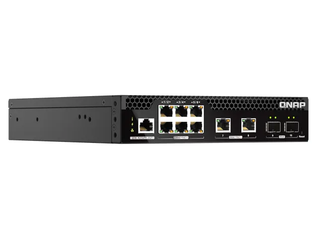 QNAP QSW-M2106PR-2S2T, Managed, L2, 10G Ethernet (100/1000/10000), Pow