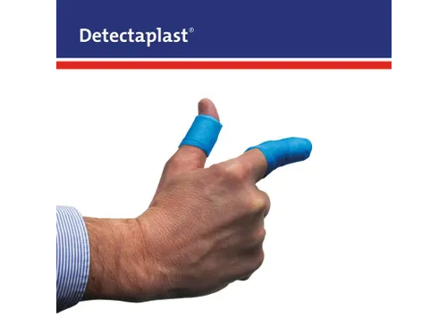 Detectaplast Zelfklevend schuimverband 6cm x 4,5mtr, blauw