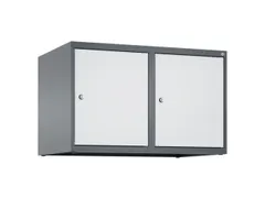 opzetkast,v. locker,2vak.,vak B 400mm,HxBxD 500x800x500mm,vleugeldeur