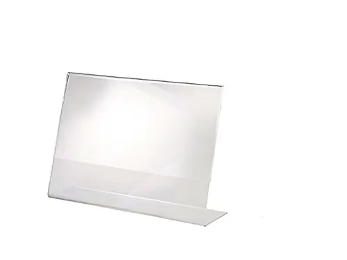 Tafelstandaard Seco A5 landscape schuin glashelder