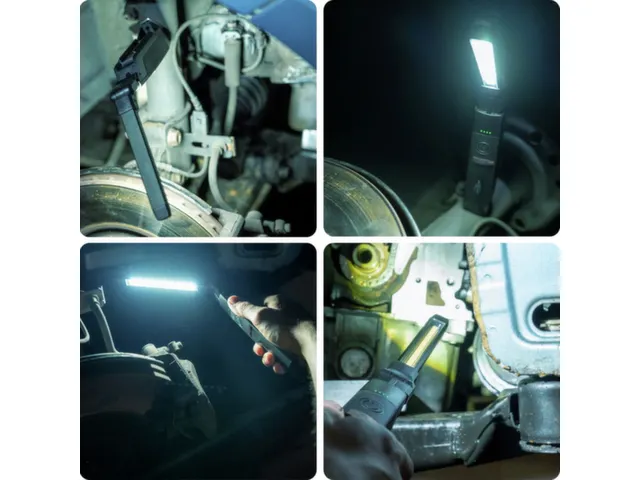 inspectielamp,behuizing polycarbonaat,1 COB-LED,50-500lumen,magneet