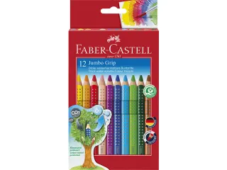 Kleurpotlood Faber Castell Jumbo Grip Etui à 12 Stuks - 1