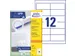 Etiquette Avery Zweckform 3659 97x42,3mm blanc 1200pcs
