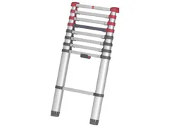 telescopische aanlegladder,9,sporten,balk L 2,64m,aluminium